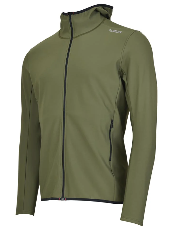 Fusion Mens Recharge Hoodie Grøn