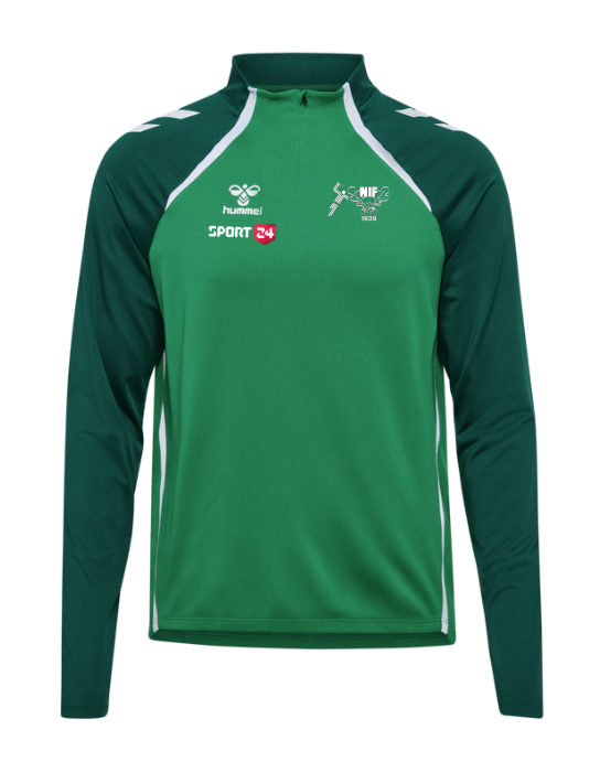 HmlLead 2.0 Half Zip Grøn - Børn