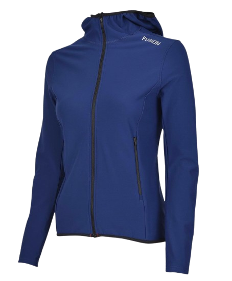 Fusion Womens Recharge Hoodie Blå